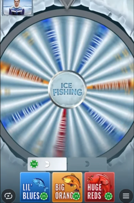 Ice Fishing Evolution Huge Reds bonus